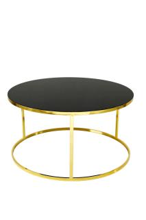 Konferenční stolek DUNYA zlatý černý
