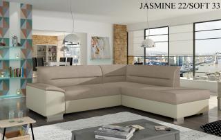 Rohová sedací souprava VERSO, pravé provedení Provedení: Jasmine 22 + Soft 33