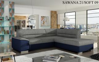 Rohová sedací souprava VERSO, pravé provedení Provedení: Sawana21 + Soft 09