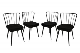 Set židlí YILDIZ černý