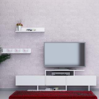 Televizní stěna ENJO bílá