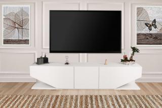 Televizní stolek INCI bílý
