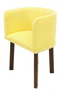 Židle PLUNG ořech žlutá