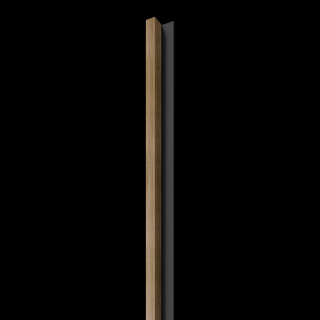 Dřevěná lamela LINEA 1 - dub / černá 2750 x 64 x 40 mm cena za balení