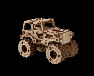 3D mechanické puzzle Monster Truck 1