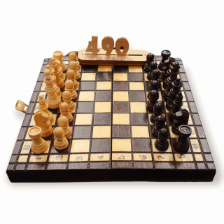 Dřevěné šachy 31 cm