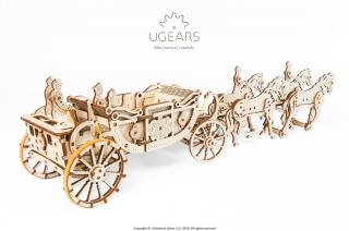 UGEARS 3D mechanické puzzle Královský kočár 290 ks