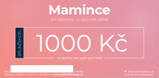 Elektronický poukaz PRO MAMINKU 1 000 Kč