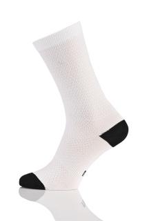 Cyklistické Ponožky BSL-00-90 White-Black Velikost: 42-44