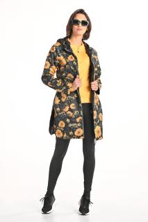 Oboustranná Bunda Parka s kapucí PCL-17S9 Sunflowers Velikost: XS