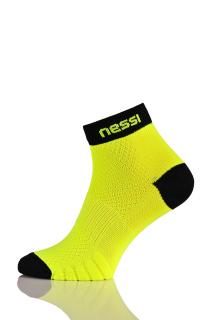 Prodyšné Běžecké Ponožky RSB-11-90 Neon Yellow-Black Velikost: 35-37