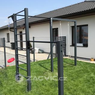Houpačka na zahradu s workoutem comfort Varianta: Do L - s držákem - s montáží