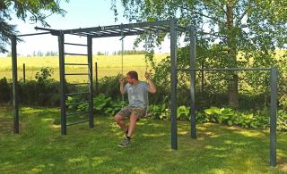 Workout hřiště set Fun Varianta: Žebřiny na levé straně - s montáží