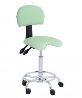 Ordinační židle PILOT Barva: BÍLÁ 800, Područky: Nastavitelné područky (+700 Kč)