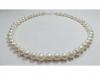 Náhrdelník z menších bílých perel 45 cm
