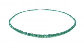 Smaragdový náhrdelník světlý