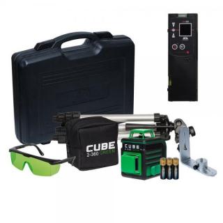 Křížový laser ADA Cube 2-360 Ultimate Green + přijímač