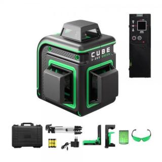 Křížový laser ADA Cube 3-360 Ultimate Green s příjímačem