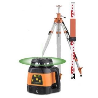 Rotační laser Geofennel, FLG 245 HV Green sada