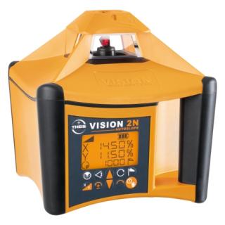 Rotační laser VISION 2N + přijímač FR45 + dálkové ovládání FB-V pro vodorovnou a svislou rovinu s digitálním sklonem osy X a Y
