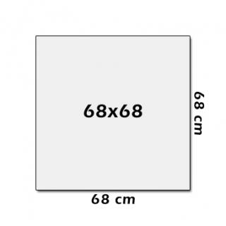 Čtvercový obraz na plátně, černobílý 68x68 cm