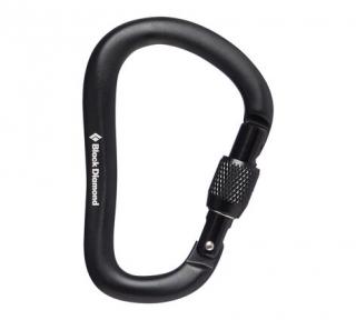 Black Diamond RockLock Screwgate Carabiner Barva: Černá