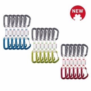 Ocún Hawk QD Combi Bio-Dyn-Ring 15 mm 10 cm 6 pack Barva: Modrá