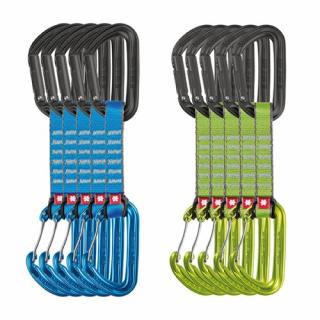 Ocún Hawk QD combi PA 16mm 10cm 5-pack Barva: Modrá