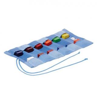Látkové pouzdro zavinovací barva penálu: Modrá