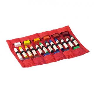 Látkové zavinovací pouzdro větší barva penálu: Červená