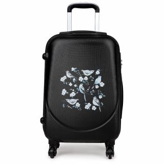 Cestovní kufr kabinový K1776 černý