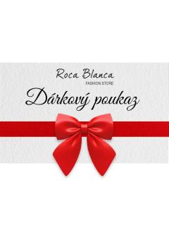 Dárkový poukaz na nákup v Roca Blanca fashion store částka: 3000Kč