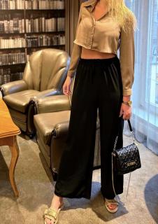 Kalhoty Casual Elegance Black Velikost: S/M/L/XL, barva: černá