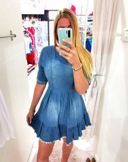 Šaty Denim Sofia Velikost: XL, barva: modrá