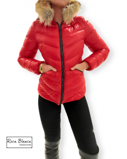 Zimní Bunda Premium Winter Short Velikost: XS/S, barva: červená