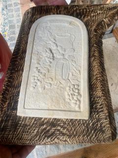 dekorace na zahradu - Víno - reliéf, výška 32,5 cm, 2,2 kg