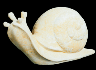 dekorace zvířat - Šnek 9 kg, výška 19 cm
