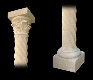 fasádní a stavební prvky - Sloup, výška 213 cm, 117 kg