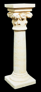 fasádní a stavební prvky - Sloupek hladký II, výška 70 cm, 23 kg