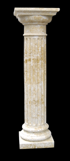 fasádní a stavební prvky - Sloupek s kan., výška 76 cm, 24 kg