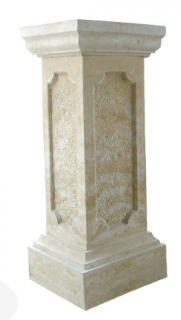 fasádní a stavební prvky - Sloupek, výška 94 cm, 133 kg