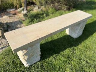 Kamenná lavice Elegance 100, přírodní pískovec, 100 cm, 120 kg