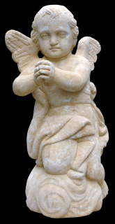 socha, zahradní sochy, Anděl klečící III. 30 kg T