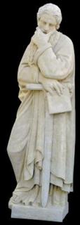 socha, zahradní sochy velké z pískovce, Svatý Pavel (s mečem) 108 kg  T