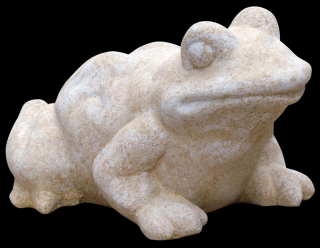 socha zvířat - Žába skokan, výška 13cm, 3kg