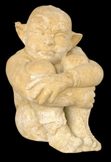 sochy na zahradu - Troll, výška 45 cm, 34 kg