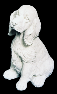 sochy zvířat - Kokršpaněl  II, výška 36 cm,  10 kg