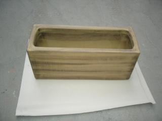 venkovní keramické květináče - truhlík 80x30x35 ODSTÍN-GLAZURA: 1.STANDARD-starohnědá-SH