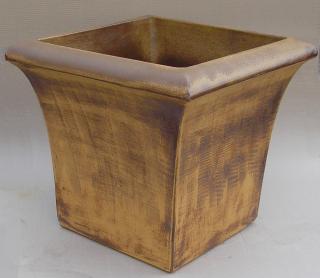 venkovní keramické květináče - váza TOP, výška 39cm ODSTÍN-GLAZURA: 5. antracit-tmavě šedá-TS