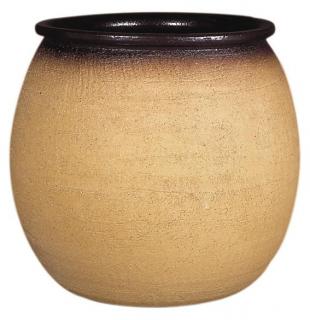 venkovní keramické květináče - Váza, výška 38,5cm ODSTÍN-GLAZURA: 5. antracit-tmavě šedá-TS